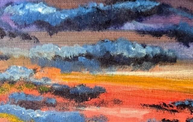 Sea and sunset